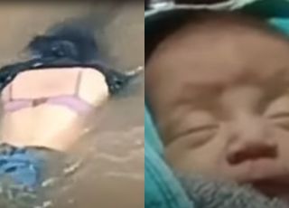 Mulher morre afogada e bebê de 36 dias de nascido é resgatado com vida após naufrágio no Encontro das Águas. VEJA VÍDEOS