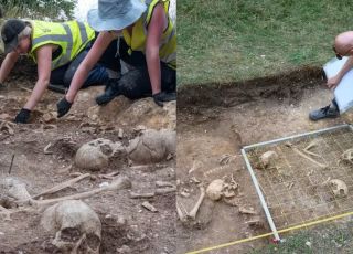 Crânios e pernas empilhadas: pesquisadores encontram poço de execução da era viking