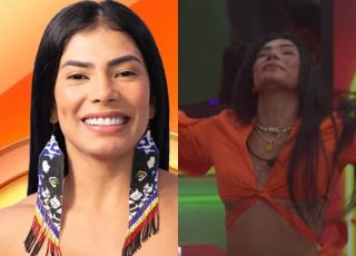 Marciele Albuquerque emociona ao dançar toada do Boi Caprichoso em festa do BBB 26