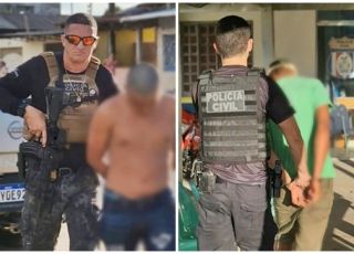 Dois homens de alta periculosidade são presos durante operação da polícia no município de Maués, interior do Amazonas