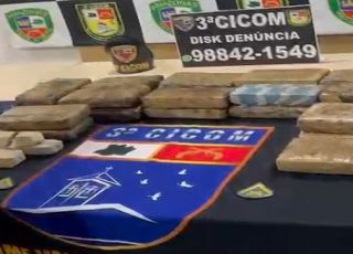 Polícia apreende carro com 23 quilos de maconha no bairro de Petrópolis, Zona Sul de Manaus. VEJA VÍDEOS