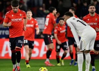 Real Madrid perde para Osasuna e pode perder liderança do Espanhol