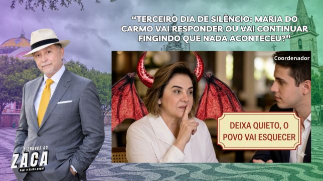 'TERCEIRA BRONCA DO ZACA': MARIA ENXOFRE DO CARMO QUER GOVERNAR O AMAZONAS, MAS NÃO RESPONDE CASO DA MÃE BARRADA COM BEBÊ NA FACULDADE SANTA TERESA