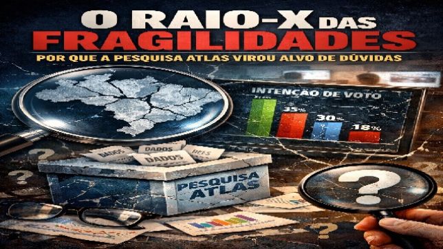 'SEGREDOS DE BASTIDORES': O RAIO-X DAS FRAGILIDADES - POR QUE A PESQUISA ATLAS VIROU ALVO DE DÚVIDAS