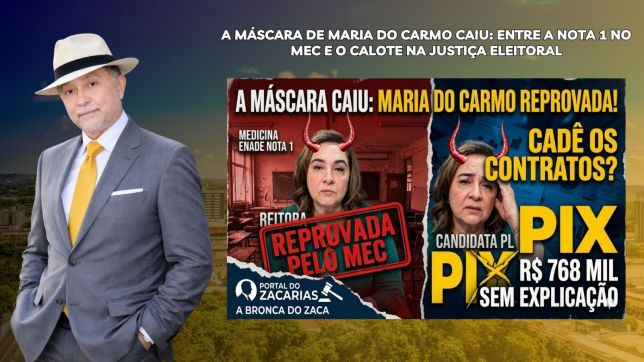 'A BRONCA DO ZACA': O AMAZONAS AGUENTA UMA GESTORA NOTA 1? ZACA EXPÕE O SUMIÇO DE R$ 768 MIL E A INCOMPETÊNCIA ACADÊMICA DE MARIA ENXOFRE DO CARMO
