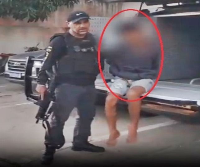 Bandido é preso em flagrante após assaltar estabelecimento comercial em Itapiranga, interior do Amazonas. VEJA VÍDEO