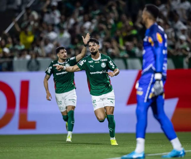 Com gol de Flaco e pênalti defendido por Carlos Miguel, Palmeiras abre vantagem contra o Novorizontino na final do Paulistão