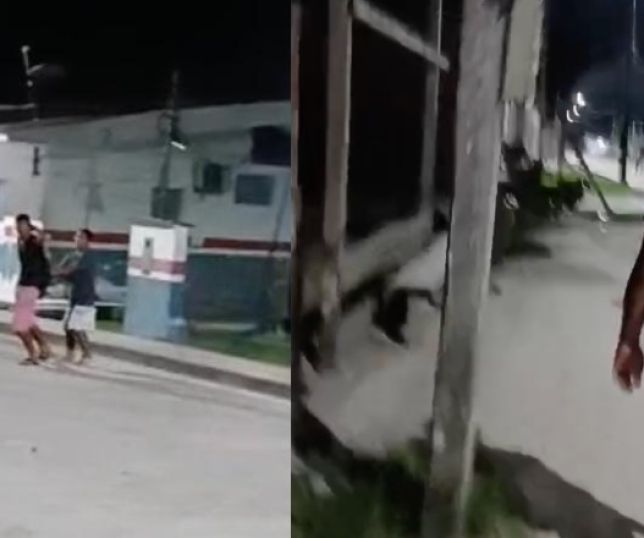 IMAGENS FORTES! Mulher é brutalmente agredida em via pública no interior do Amazonas e caso revolta moradores. VEJA VÍDEO