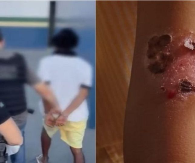 Depca prende pai que usava metal quente para torturar e queimar os filhos de 3, 4 e 7 anos no bairro Cidade de Deus, Zona Norte de Manaus