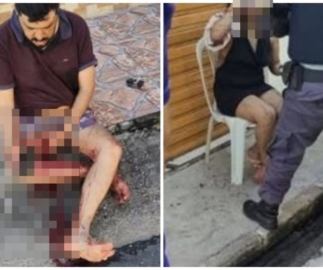 Marido e esposa armados com facas trocam agressões físicas e acabam presos no bairro do Planalto, Zona Centro-Oeste de Manaus