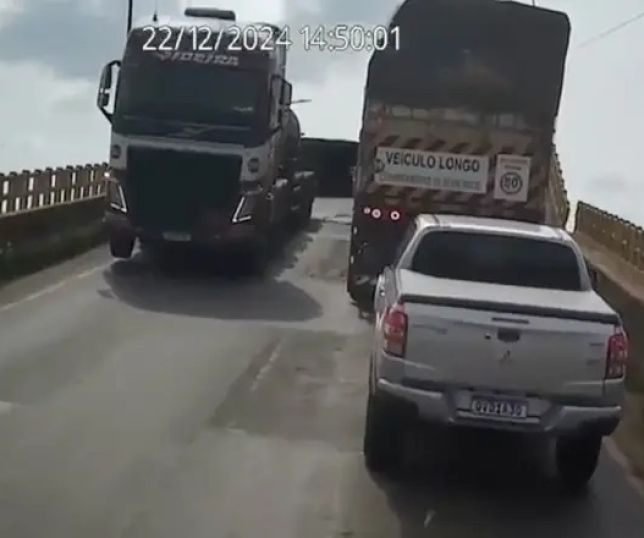 Vídeos inéditos mostram momento exato da queda da Ponte JK e expõem desgaste estrutural. VEJA AS IMAGENS