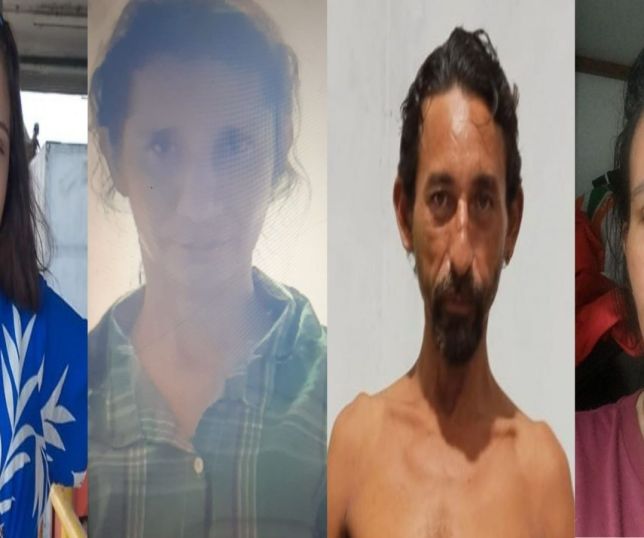 Polícia Civil do Amazonas pede ajuda na divulgação de imagens de quatro pessoas que desapareceram em locais distintos de Manaus