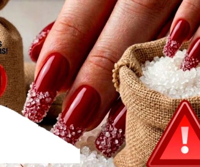 Mistura com sal viraliza e promete deixar unhas mais fortes e resistentes