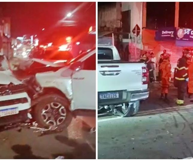 Duas pessoas gravemente feridas em colisão na avenida Desembargador João Machado, bairro do Alvorada, Zona Centro-Oeste de Manaus. VEJA VÍDEOS