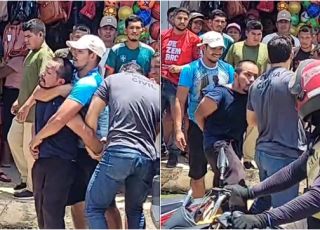 Homem drogado esfaqueia o próprio pai dentro de casa e agride policial civil em Tonantins, interior do Amazonas. VEJA VÍDEO