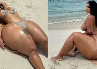 Influenciadora Gracie Bon vira fenômeno nas redes com quadril de 138 cm e rebate rumores sobre aparência