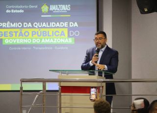 Governador Wilson Lima premia órgãos estaduais e destaca avanços em transparência e controle na gestão pública