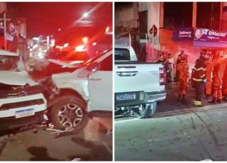 Duas pessoas gravemente feridas em colisão na avenida Desembargador João Machado, bairro do Alvorada, Zona Centro-Oeste de Manaus. VEJA VÍDEOS