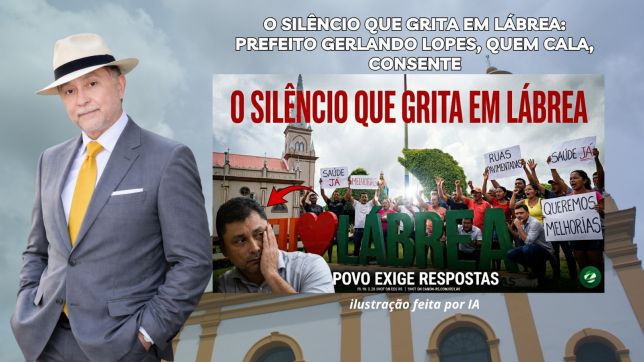 'A BRONCA DO ZACA': CADÊ OS R$ 104 MILHÕES, PREFEITO GERLANDO LOPES? O SILÊNCIO QUE REVOLTA LÁBREA