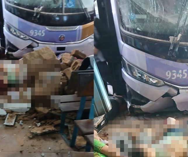 IMAGENS FORTES! TRAGÉDIA! Ônibus perde freio, invade rodoviária e mata passageiros no interior da Bahia. VEJA VÍDEO