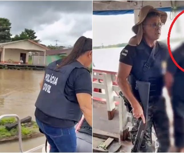 Policia cumpre mandado de prisão de homem por tentativa de estupro de vulnerável e ameaça de morte contra criança de oito anos na zona rural de Manacapuru. VEJA VÍDEO E REPORTAGEM DO 'PORTAL DO ZACARIAS' AO VIVO 