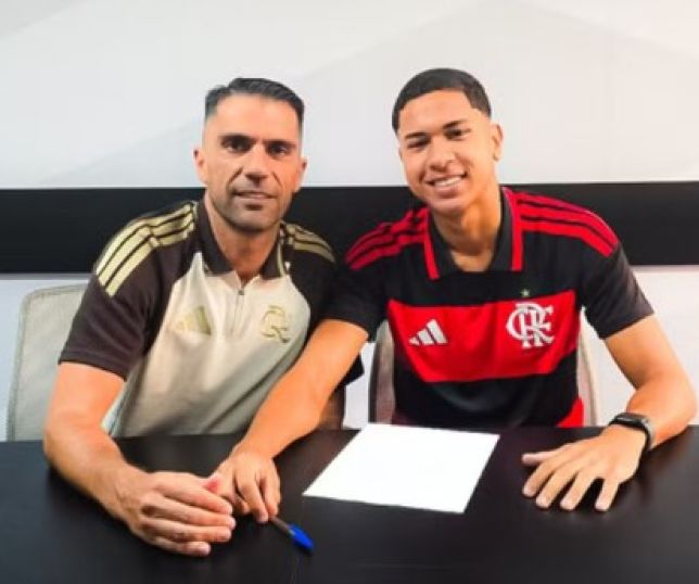 Flamengo contrata zagueiro de 17 anos, ex-Cuiabá, para o sub-20