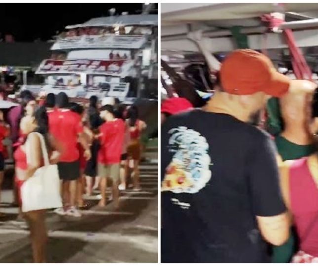 Superlotação do barco gerou muita confusão entre torcedores do Boi Garantido no Porto de São Raimundo, Zona Oeste de Manaus. VEJA REPORTAGEM DO 'PORTAL DO ZACARIAS' AO VIVO