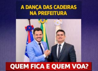 'SEGREDOS DE BASTIDORES': A DANÇA DAS CADEIRAS NA PREFEITURA - ATÉ ONDE VAI A SOMBRA DE DAVID ALMEIDA E ONDE COMEÇA O PODER DE RENATO JÚNIOR?