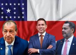 Omar Aziz entre Rozenha e Marcelo Ramos: nos bastidores, petista ganha força para ser o candidato ao governo tampão do Amazonas