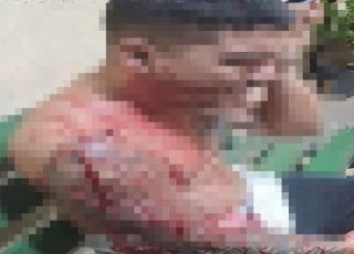 IMAGEM FORTE! Esposa encontra mensagem de outra mulher no celular do marido e tenta matá-lo a facadas no bairro Lago Azul, Zona Norte de Manaus