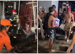 Incêndio de grandes proporções atinge três casas e deixa moradores desabrigados no bairro São Jorge, Zona Oeste de Manaus. VEJA VÍDEOS E REPORTAGEM DO 'PORTAL DO ZACARIAS' AO VIVO