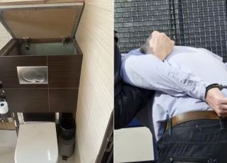 Homem é encontrado em caixa de descarga após tentar fugir da polícia