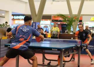 Shopping em Manaus recebe torneio inédito de tênis de mesa e abre espaço para novos talentos