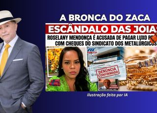 'A BRONCA DO ZACA': O BRILHO DA VERGONHA: ROSELANY MENDONÇA É ACUSADA DE PAGAR JOIAS DE LUXO COM CHEQUES DO SINDICATO DOS METALÚRGICOS!