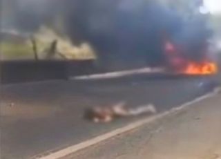 Caminhão de combustível explode na Via Dutra e deixa ao menos dois mortos em Barra Mansa, no Rio de Janeiro. VEJA VÍDEO