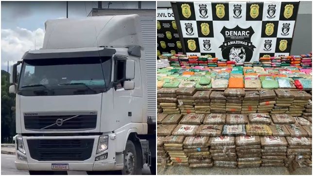 DENARC, CORE E POLÍCIA RODOVIÁRIA FEDERAL APREENDEM 700 QUILOS DE DROGAS AVALIADAS EM R$ 12,8 MILHÕES DE PREJUÍZO PARA O TRÁFICO DE DROGAS NO AMAZONAS. VEJA VÍDEOS