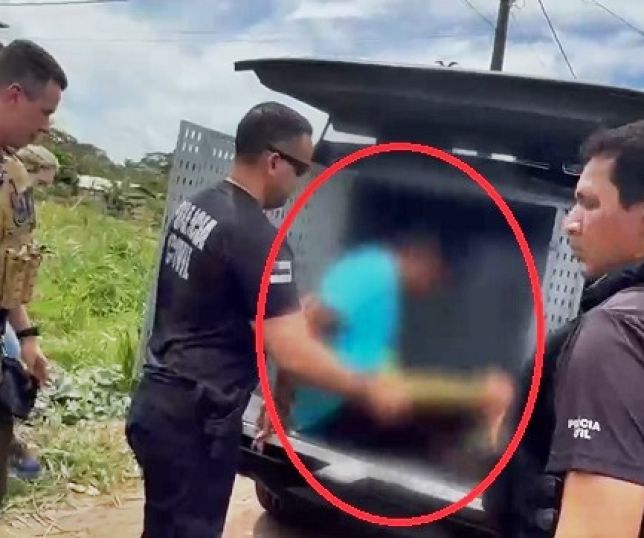 Pai condenado pelo estupro das próprias filhas de 7 e 8 anos é preso no município de Borba, interior do Amazonas. VEJA VÍDEO E REPORTAGEM DO ?PORTAL DO ZACARIAS? AO VIVO