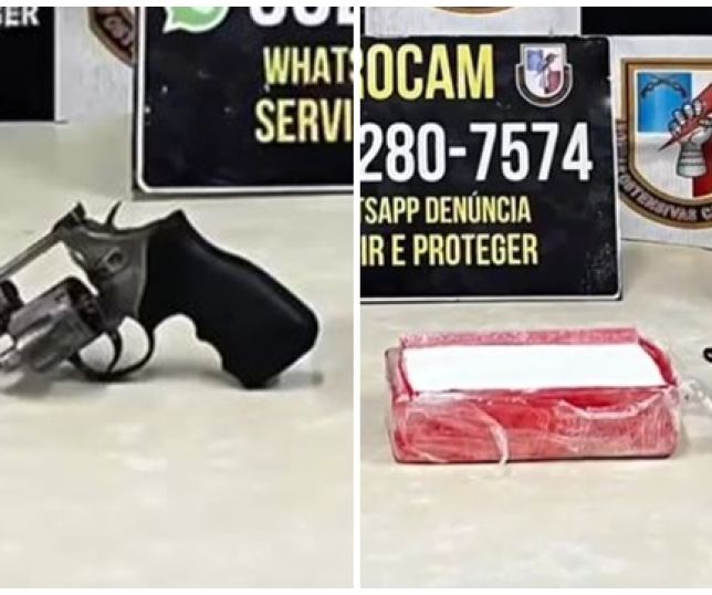 Rocam recebe denúncia anônima e apreende arma de fogo, cocaína e rádios comunicadores em ponto de venda de drogas na Zona Leste de Manaus. VEJA VÍDEO E REPORTAGEM DO 'PORTAL DO ZACARIAS' AO VIVO