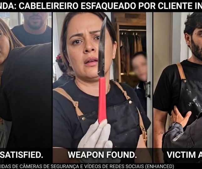 Cliente é detida após atacar cabeleireiro com faca dentro de salão em São Paulo. VEJA VÍDEO