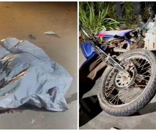 Lenhador morre na hora após violenta colisão de motocicleta com carro Toyota Etios no município de Iranduba, Região Metropolitana de Manaus. VEJA VÍDEOS E REPORTAGEM DO 'PORTAL DO ZACARIAS' AO VIVO