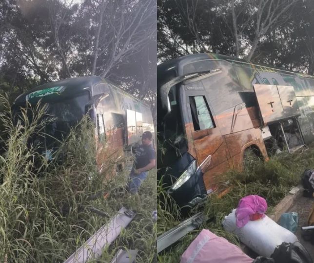 Banda Mastruz com Leite se envolve em acidente de ônibus e deixa feridos em rodovia