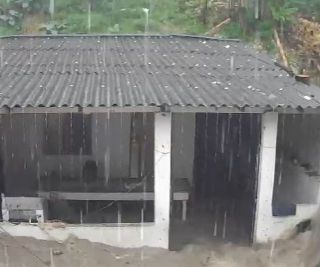 Muro desaba durante temporal e casa é invadida pela água em Manaus. VEJA VÍDEOS E REPORTAGEM DO 'PORTAL DO ZACARIAS' AO VIVO