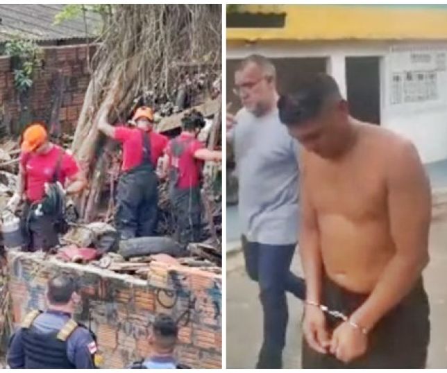 Filho usuário de drogas confessa que matou o pai policial militar aposentado em 2019 e mostra o local onde escondeu o cadáver em 2019, na Zona Centro-Oeste de Manaus