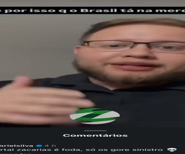 'Você vê que o negócio ficou sério é quando você sai no Portal do Zacarias... ainda bem que estou vivo ainda', diz influenciador Gabriel Silva após repercussão de matéria postada no PORTAL DO ZACARIAS. VEJA VÍDEO