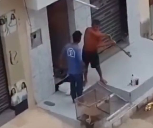 Discussão termina em ataque com picareta e deixa homem ferido em Pernambuco. VEJA VÍDEO