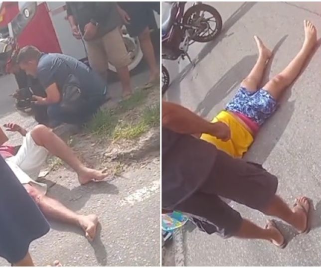 Dois motociclistas ficam feridos após violenta colisão em movimentada avenida na comunidade Val Paraíso, Zona Leste de Manaus. VEJA VÍDEO