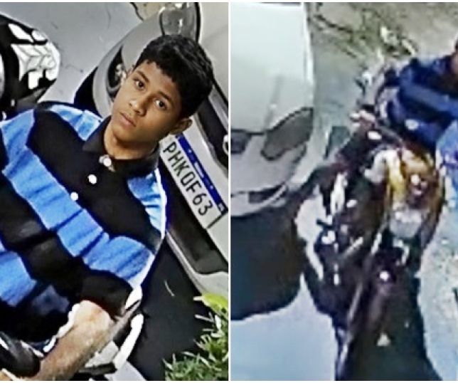 Câmera de segurança filma criminoso furtando motocicleta em estacionamento de prédio no bairro São José Operário, Zona Leste de Manaus. VEJA VÍDEO