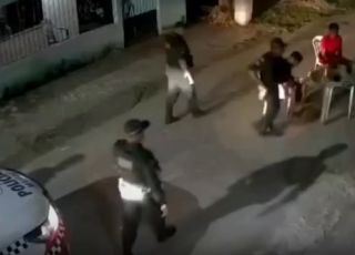 Coincidência inusitada: chegada da Polícia Militar vira cena 'sincronizada' com música em festa no Pará. VEJA VÍDEO