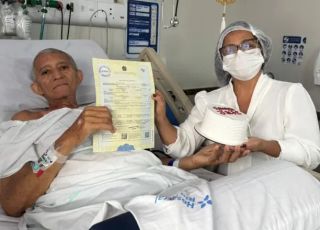 Emocionante: Paciente com câncer realiza cerimônia de casamento no Hospital Rio Negro, em Manaus