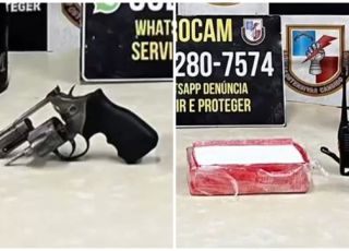 Rocam recebe denúncia anônima e apreende arma de fogo, cocaína e rádios comunicadores em ponto de venda de drogas na Zona Leste de Manaus. VEJA VÍDEO E REPORTAGEM DO 'PORTAL DO ZACARIAS' AO VIVO